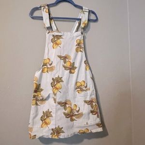 Forever 21 fruit overall skirt L
